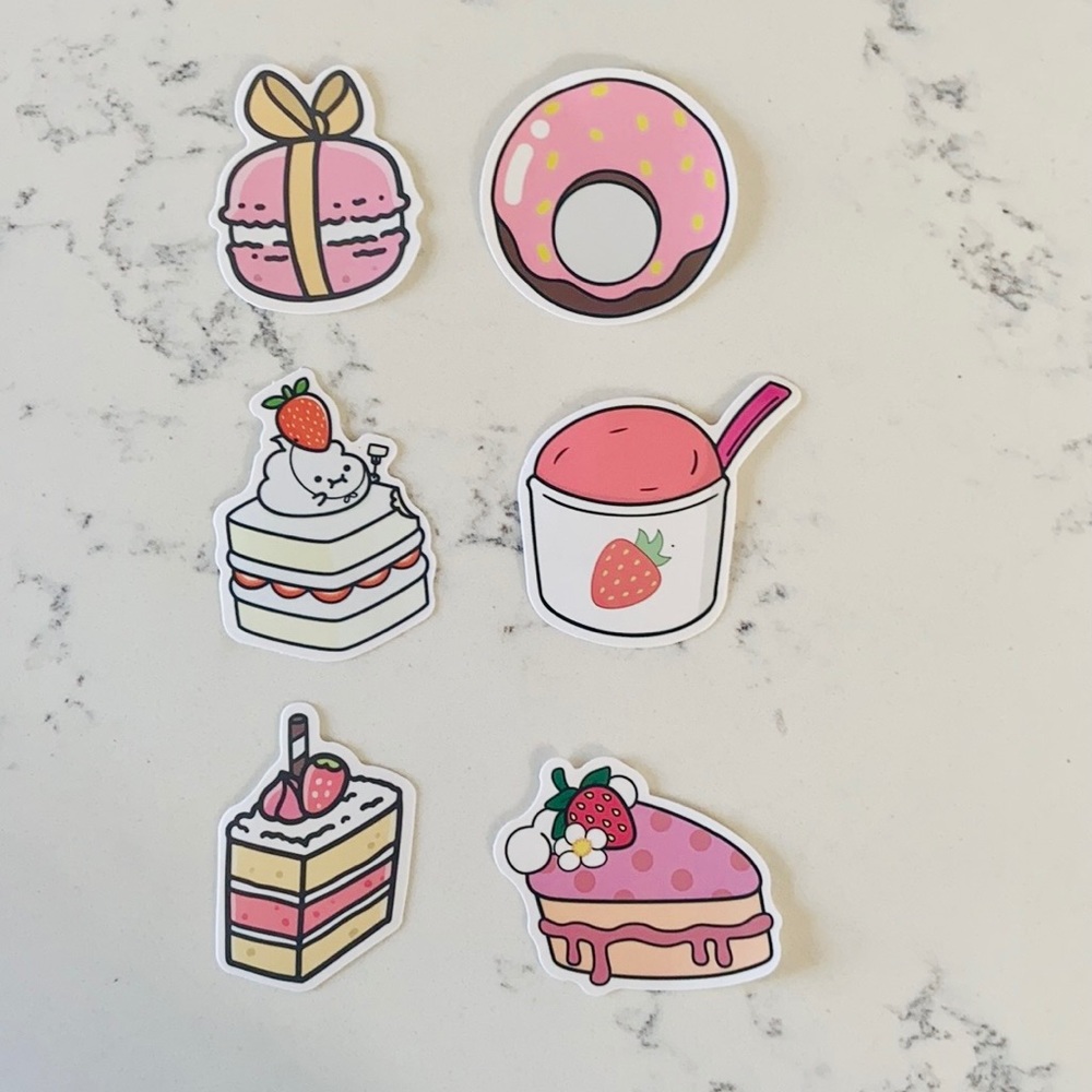 Pink 50 Pieces Cute Sticker Bundle - Picture 4 of 16